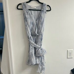 Blue Patterned Dress